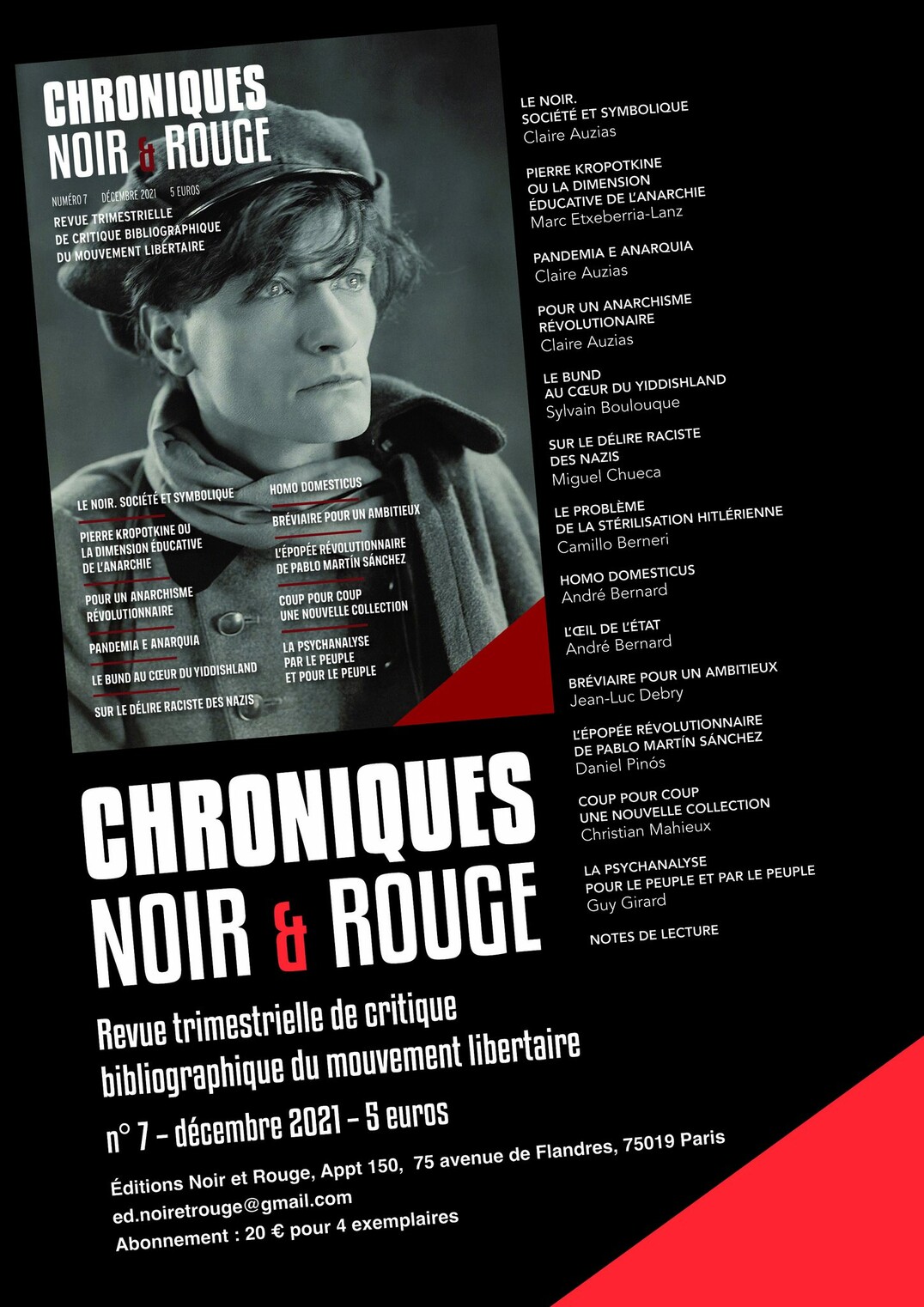 Chroniques noir & rouge n°7 décembre 2021