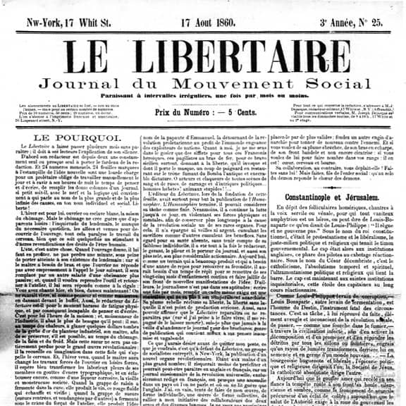 Le-Libertaire-Journal-du-mouvement-social-Joseph-Déjacque-New-York-n°-25-17-août-1860-e1665168905533