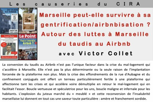 Les prochaines causeries du CIRA